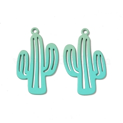 Spray Painted Alloy Charms&nbsp;PALLOY-P291-19M-04