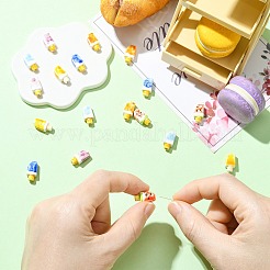 18Pcs 6 Colors Handmade Porcelain Beads&nbsp;PORC-CJ0001-38