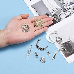 Tibetan Style Alloy Pendants&nbsp;TIBEP-MSMC003-AS
