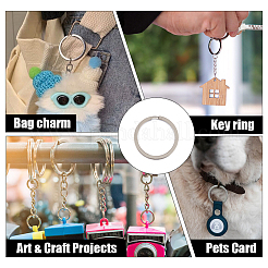 10Pcs Titanium Alloy Keychains Clasps&nbsp;KEYC-FH0001-23