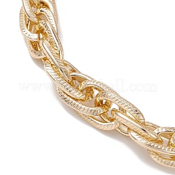Aluminium Textured Rope Chain Bag Decorative Chains&nbsp;FIND-JF00161-02