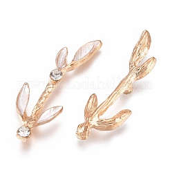 Alloy Glass Rhinestone Cabochons&nbsp;PALLOY-P183-03KCG