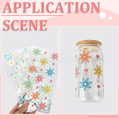 6Pcs 6 Styles PVC Plastic Waterproof Decorative Sticker Labels&nbsp;DIY-SP0004-92