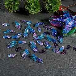 120Pcs 2 Style Glass Pendants&nbsp;GLAA-SZ0001-87