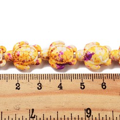 Synthetic Turquoise Dyed Beads Strands&nbsp;G-P507-05J