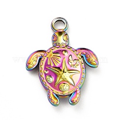 Ion Plating(IP) 201 Stainless Steel Pendants&nbsp;STAS-P312-09MC