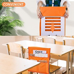 Oxford Cloth Chair Back Storage Buddy Pocket Chart&nbsp;AJEW-WH0314-191F