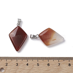 Natural Red Agate Pendants&nbsp;G-C110-03D-P