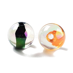 UV Plating Transparent Acrylic Beads&nbsp;MACR-K356-01B