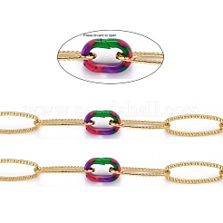 Handmade Brass Paperclip Chains&nbsp;CHC-H102-13G-B