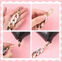 3Pcs Acrylic Link Chains Bag Extender Chains&nbsp;HJEW-FS00058