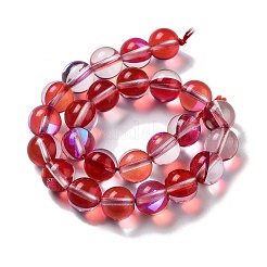 Synthetic Moonstone Beads Strands&nbsp;G-P528-J02-25