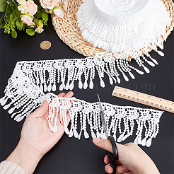 5 Yards Polyester Lace Ribbon&nbsp;OCOR-NB0002-66A