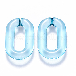 Transparent Acrylic Linking Rings&nbsp;OACR-S036-006A-J