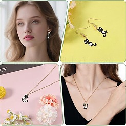 24Pcs 6 Styles Alloy Enamel Pendants&nbsp;ENAM-FS0004-46