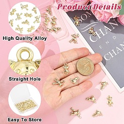 30Pcs 3 Styles Rack Plating Alloy Pendants&nbsp;FIND-YW0010-90