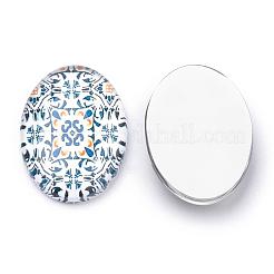 Flatback Glass Cabochons for DIY Projects&nbsp;GGLA-S034-25x18-067