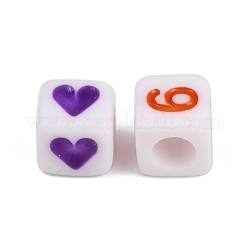 Opaque Acrylic Beads&nbsp;OACR-H052-04