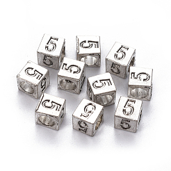 Alloy European Beads&nbsp;LS-PALLOY-WH0065-52E