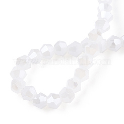 Imitation Jade Electroplate Glass Beads Strands&nbsp;LS-EGLA-A039-J2mm-A06