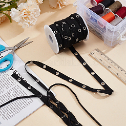 20 Yardcs Cotton Ribbon with Stainless Steel Eyelets&nbsp;OCOR-BC0009-65A-01