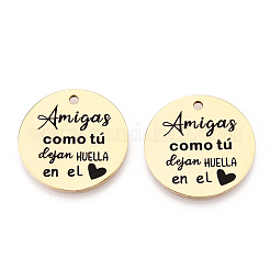 201 Stainless Steel Pendants&nbsp;LS-STAS-T064-37G-30