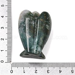 Natural Moss Agate Angel Figurine&nbsp;DJEW-N006-01A-22