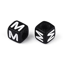 Initial Acrylic Horizontal Hole Beads&nbsp;OACR-ZX006-35M