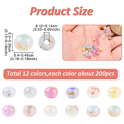 2568Pcs 12 Colors 6/0 Glass Seed Beads&nbsp;SEED-YW0003-16