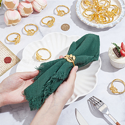 60Pcs Alloy Napkin Rings&nbsp;AJEW-WA0001-70