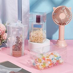 24Pcs Rectangle Transparent Plastic PVC Box Gift Packaging&nbsp;CON-NB0002-15B