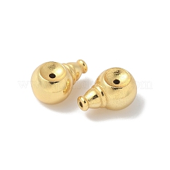 Matte Gold Color 925 Sterling Silver Beads&nbsp;STER-R014-05G