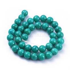 Natural Mashan Jade Beads Strands&nbsp;G-H1626-8MM-44