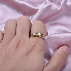 Stainless Steel Cuff Rings for Women&nbsp;WD3664-2