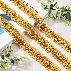 Sparkle Style Purl Polyester Ribbons&nbsp;OCOR-WH0074-38