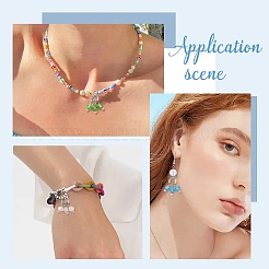 48Pcs 12 Colors Imitate Austrian Crystal Bicone Glass Pendants&nbsp;PALLOY-YW00070