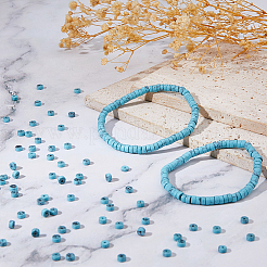 2 Strands Dyed Synthetic Turquoise Beads Strands&nbsp;G-DC0001-62