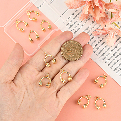 10Pcs Rack Plating Brass Pendants&nbsp;KK-BBC0022-54