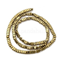 Electroplated Synthetic Non-magnetic Hematite Beads Strands&nbsp;G-H327-F01-01