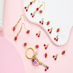 10Pcs Brass Enamel Charms&nbsp;KK-SZ0002-64