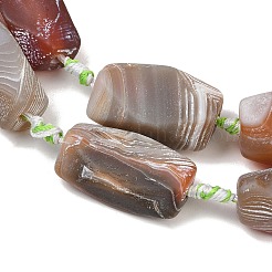 Natural Weathered Agate Beads Strands&nbsp;GG-CBA8E33-B01-01