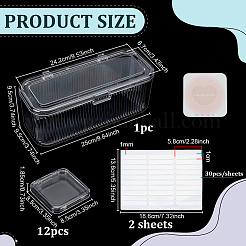 Plastic Nail Tips Storage Box&nbsp;MRMJ-PH0003-29B
