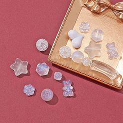 9 Style Transparent and Opaque Acrylic Beads&nbsp;OACR-FS0001-11