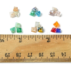 6 Colors Electroplate Glass Beads&nbsp;EGLA-FS0001-43