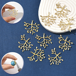 10Pcs Brass Pendants&nbsp;KK-SC0006-69