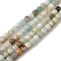 Natural Flower Amazonite Beads Strands&nbsp;G-F797-A03-01