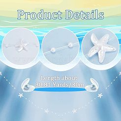 ABS Plastic Beads Ribbons&nbsp;OCOR-WH0066-81A