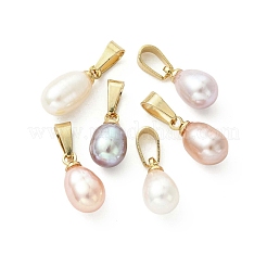 Natural Cultured Freshwater Pearl Pendants&nbsp;PALLOY-JF05324