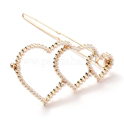 Imitation Pearl Iron Alligator Hair Clips Sets&nbsp;PHAR-P005-14