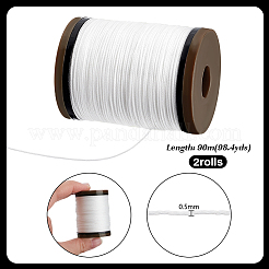 90M Round Waxed Polyester Cord&nbsp;YC-WH0019-02A